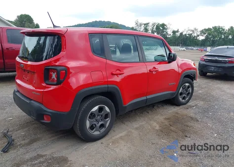 2016 Jeep Renegade Sport from USA, damaged, VIN ZACCJAATXGPD17216